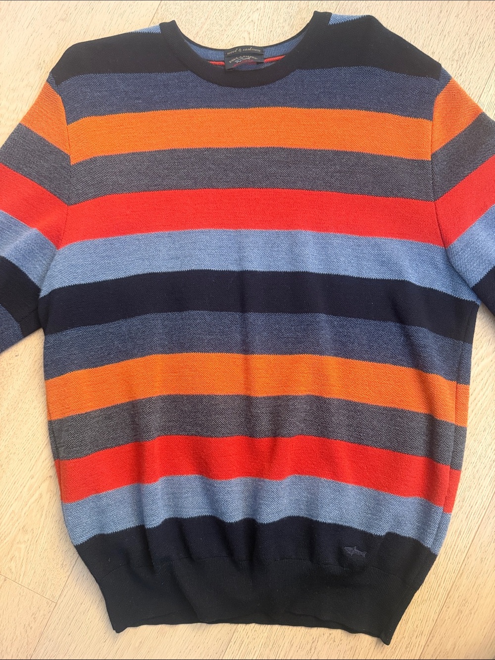 Paul & Shark Striped Crewneck Cashmere wool